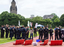Hessische Polizeisportmeisterschaften auf dem Burgfeld